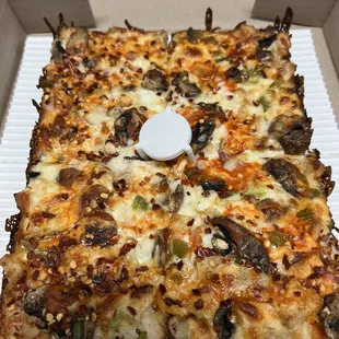 a pizza in a box