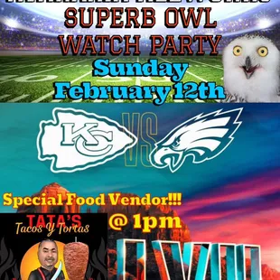 Join us for THE BIG GAME Sunday February 12th 2023 with our guest food vendor and brand new HAZY IPA Release!!!