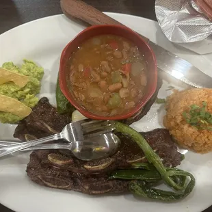 Costillas Aguja plate