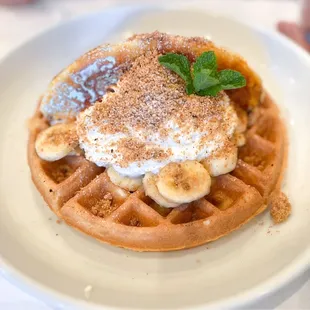 Waffle du Jour (Banana Foster)