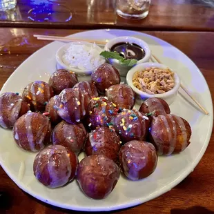 Thai Doughnut Holes at Atchana's Homegrown Thai in Coconut Grove.