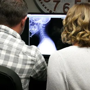 Reviewing an X-Ray scan