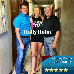 Excellent Review By Holly Holm! 😊😊😊  I couldn't be more blessed than having the help of Dr. Lyman Atchley and Derek Atchley DC. They hav