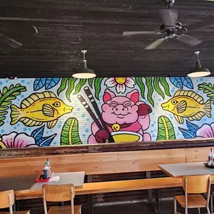 8/29/2024 - I love their mural. Such gorgeous colors.