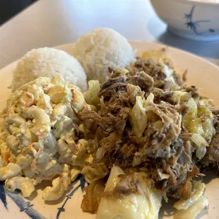 I like the Kalua pig plate