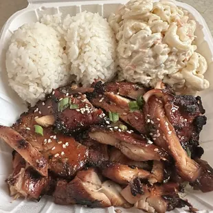 Teriyaki chicken plate
