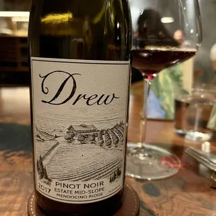 Drew Family Wines, &apos;Mid Slope&apos;, Pinot Noir Mendocino, California 2017