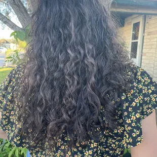 Top half really flat and plenty of split ends :///