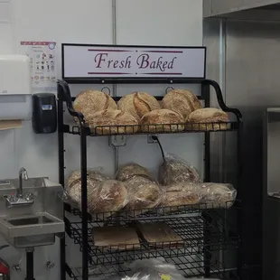 REAL Sourdough...flour,  water, salt, and starter....that's it!