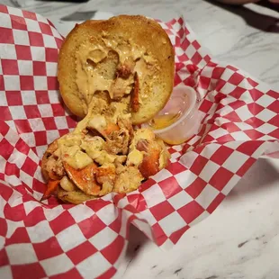 Lobster Roll with chipolte mayo