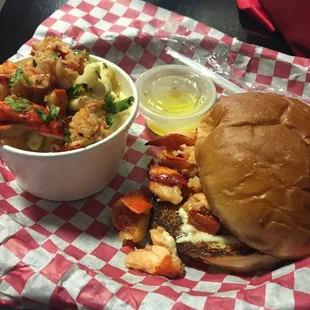Lobster roll &amp; lobster Mac &amp; cheese A little place with big flavor! Try their wings. You won&apos;t be disappointed