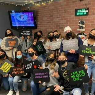 Team holiday party for Lady Wolf Pack.