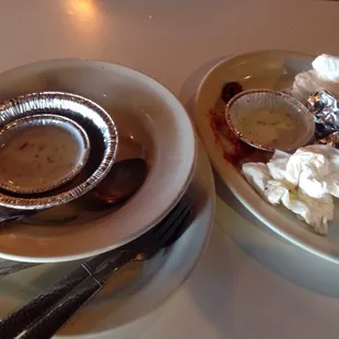 Delicious food so good nothing left on the plates we had the Gyro platter and the Athena platter both outstanding