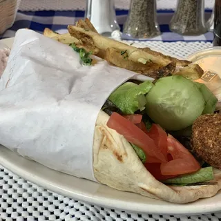 Falafel Pita Wrap(Vegetarian)