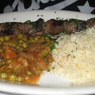 Lamb Souvlaki Plate