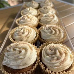 Greek restaurant - pumpkin spice cupcakes
