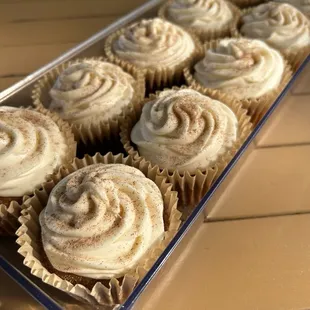 Greek restaurant - pumpkin spice cupcakes