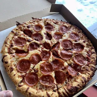 Pepperoni pizza
