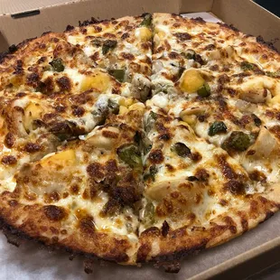 Potato Perogie pizza