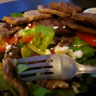 Close up of the Greek Salad