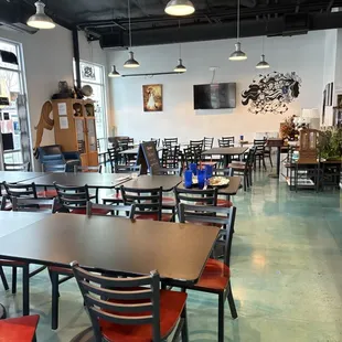 More seating