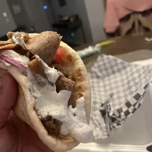 Chicago style Gyro, very filling, the bread was very soft