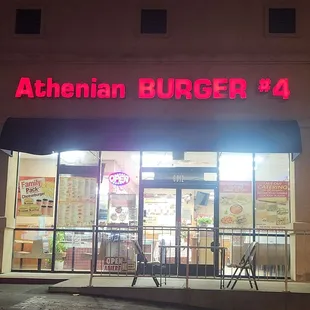 outside