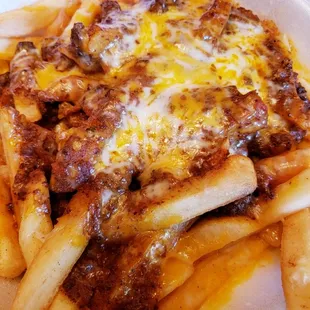 Chili cheese fries...yum!