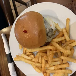 Mushroom and Swiss Burger