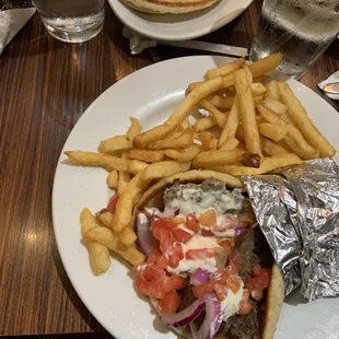 Gyro with fries