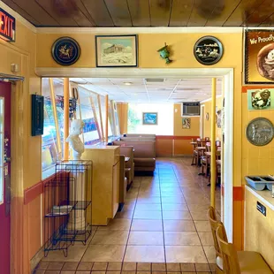 the dining area
