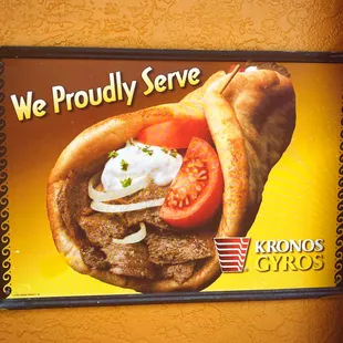 a sign for a restaurant