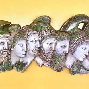 a group of heads