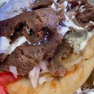 Gyros are the best here!  Homemade fresh sauce.