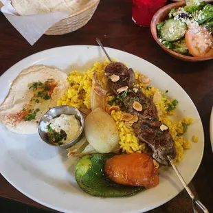 a plate of food