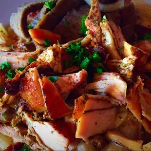 Combination chicken &amp; gyro pasta!