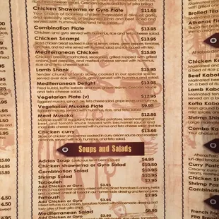 menu, sushi and sashimi