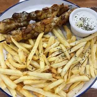 Chicken souvlaki