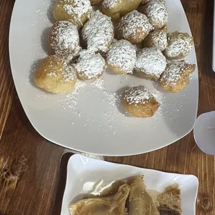 dough desserts, food, donuts