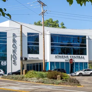 Outside view of Athens Centra Hotel.