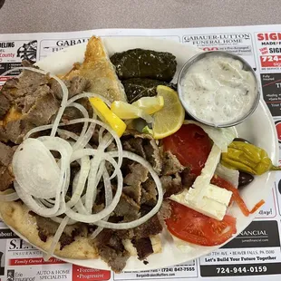 Athens Gyro Plate