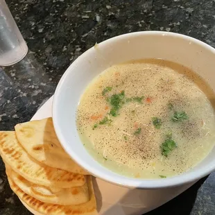 Avgolemono Soup (Chicken &amp; Rice)