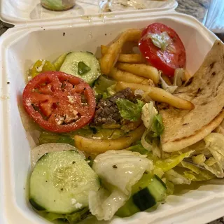 Gyro Salad with Pita