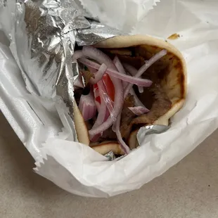 Lamb and Beef Gyro.