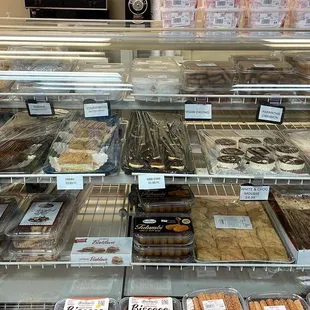 a variety of baked goods