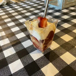 Strawberry parfait!