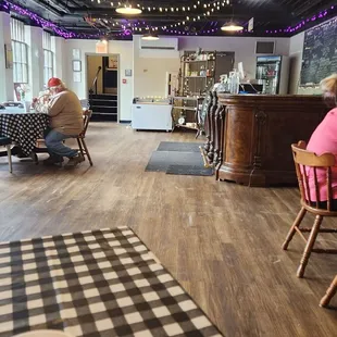 View of the lunch room