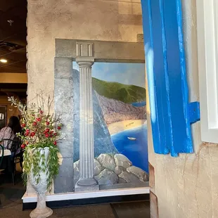 One of my views of the restaurant from my seat