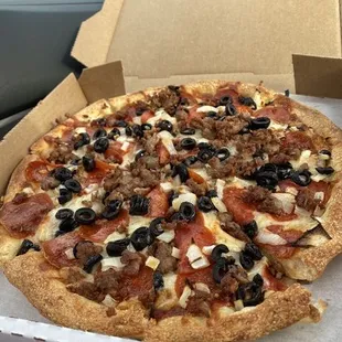 Scrumptious Athens Pizza Pie!