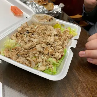 Small Greek with chicken